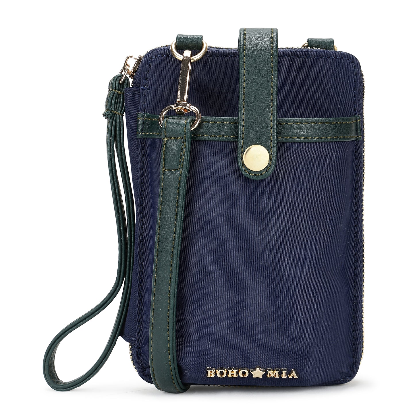 Breeze Mobile Sling Wallet Navy Blue