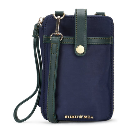 Breeze Mobile Sling Wallet Navy Blue