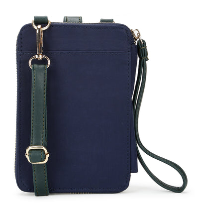 Breeze Mobile Sling Wallet Navy Blue