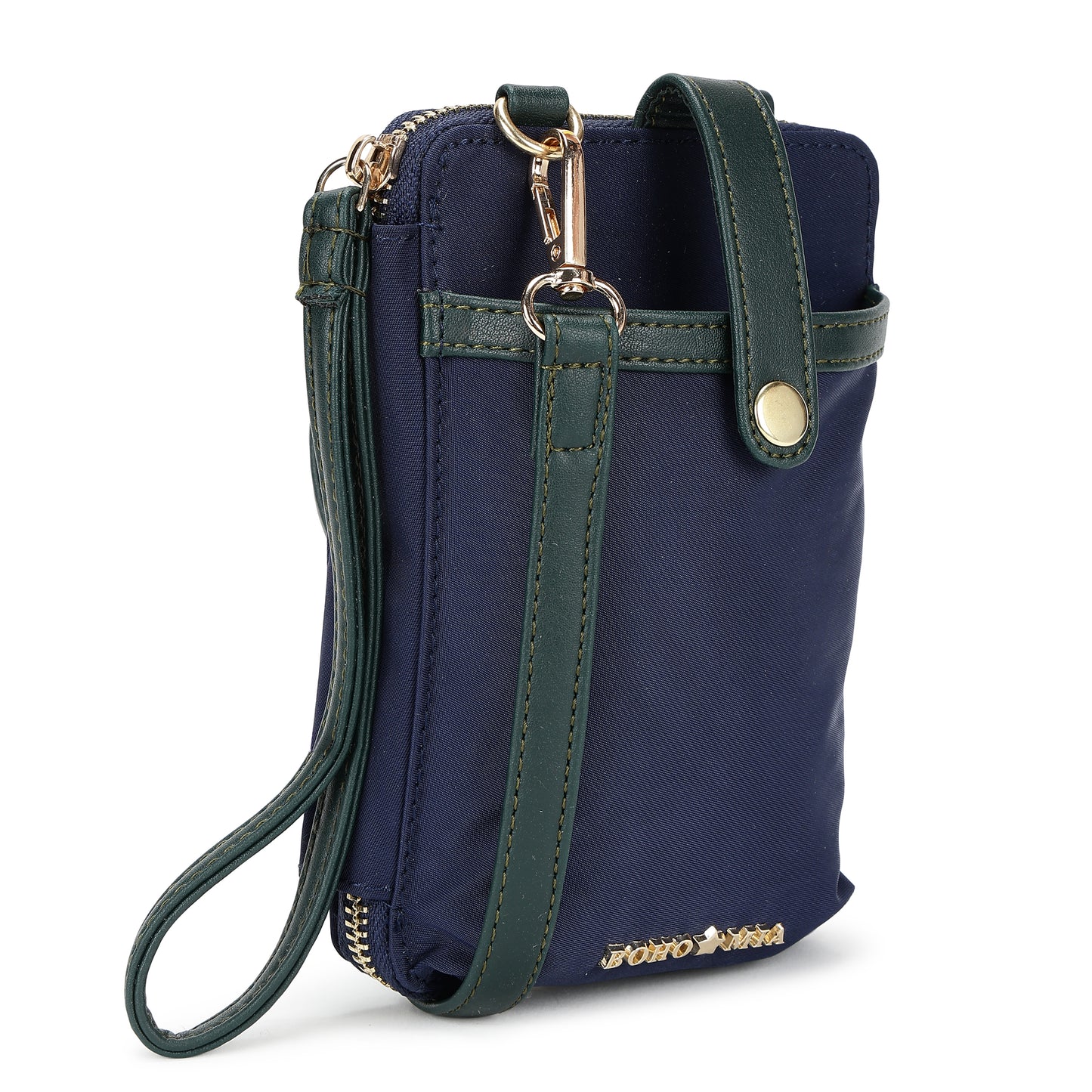 Breeze Mobile Sling Wallet Navy Blue