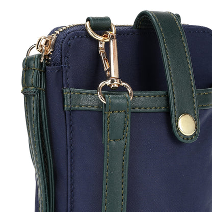 Breeze Mobile Sling Wallet Navy Blue