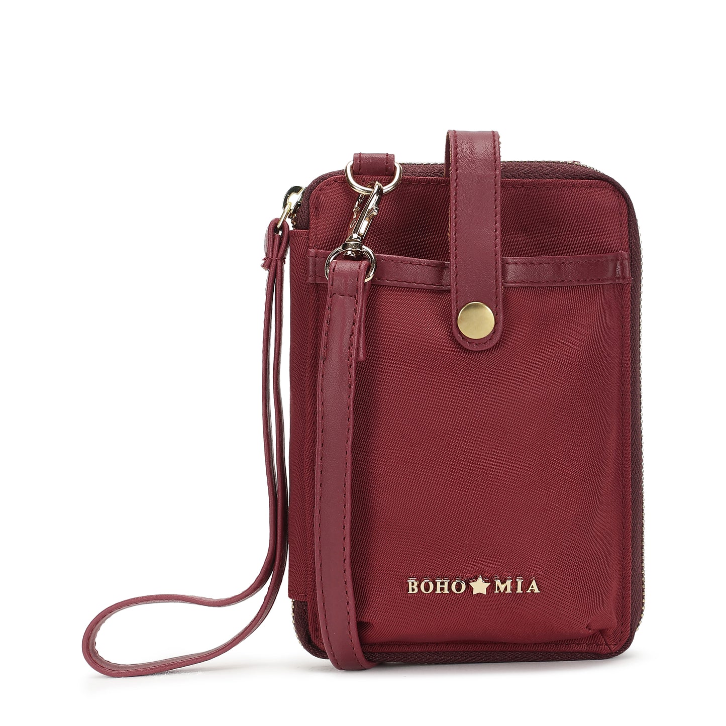 Breeze Mobile Sling Wallet (Burgundy)