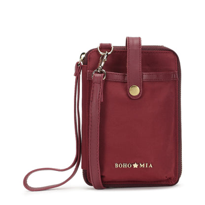 Breeze Mobile Sling Wallet (Burgundy)