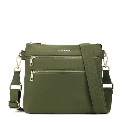 Tripper Crossbody/Sling Bag (Metal Zip) Black
