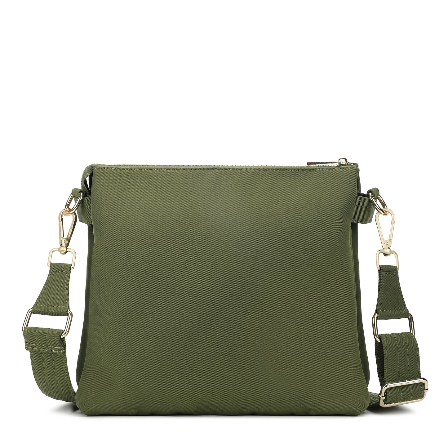 Tripper Crossbody/Sling Bag (Metal Zip) Olive Green