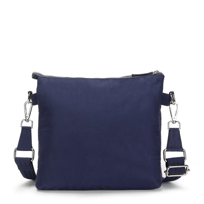 Tripper Crossbody/Sling Bag - Navy Blue (Silver Metal Zip)