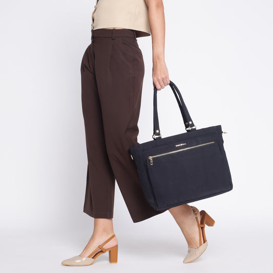 Wanderer Midi Work Bag - Versatile Everyday Work Tote with Laptop Compartment & Pockets