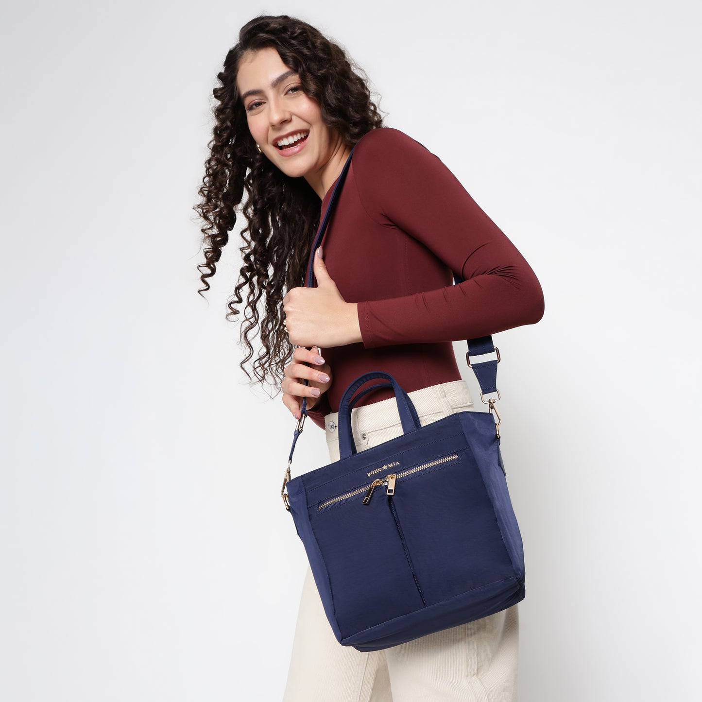 Wanderer Crossbody/Sling Bag -Navy Blue