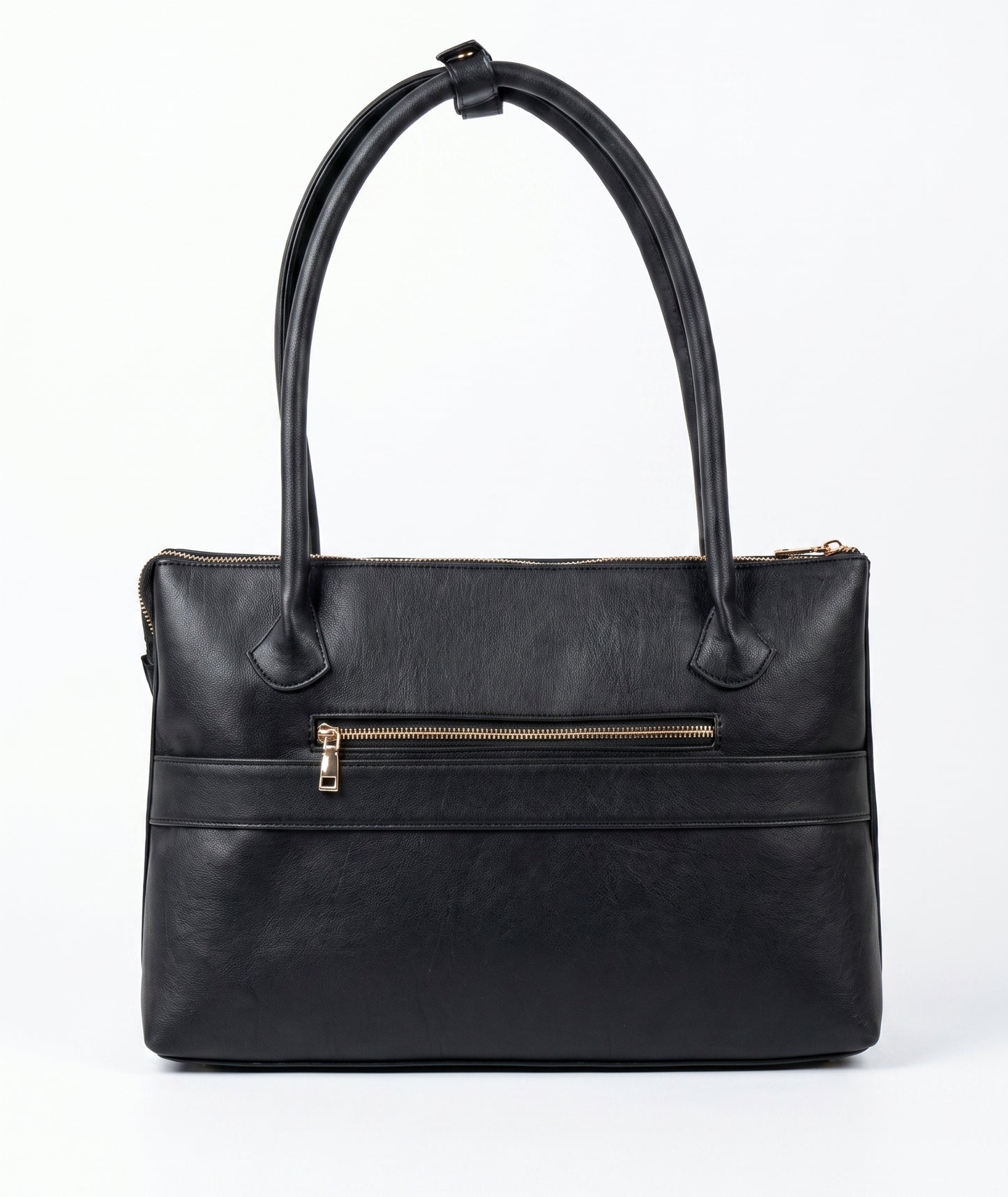 Bohomia City Tote (Black) | Medium Size Work Tote for Women | Fits iPad & MacBook Air