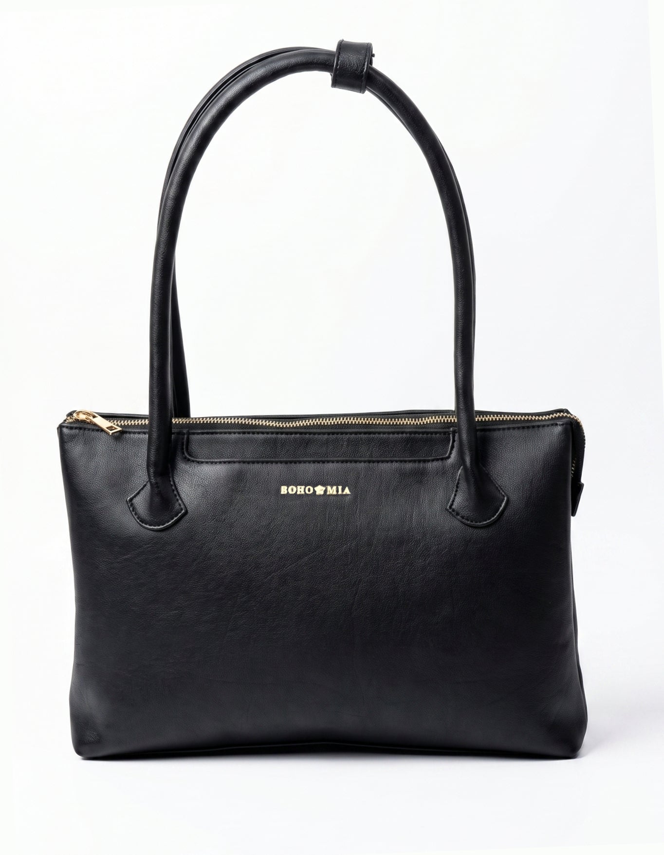 Bohomia City Tote (Black) | Medium Size Work Tote for Women | Fits iPad & MacBook Air