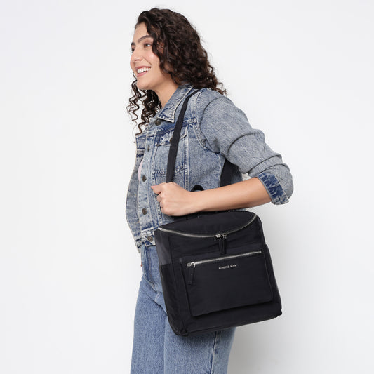 Daytrip Backpack Black (Silver)