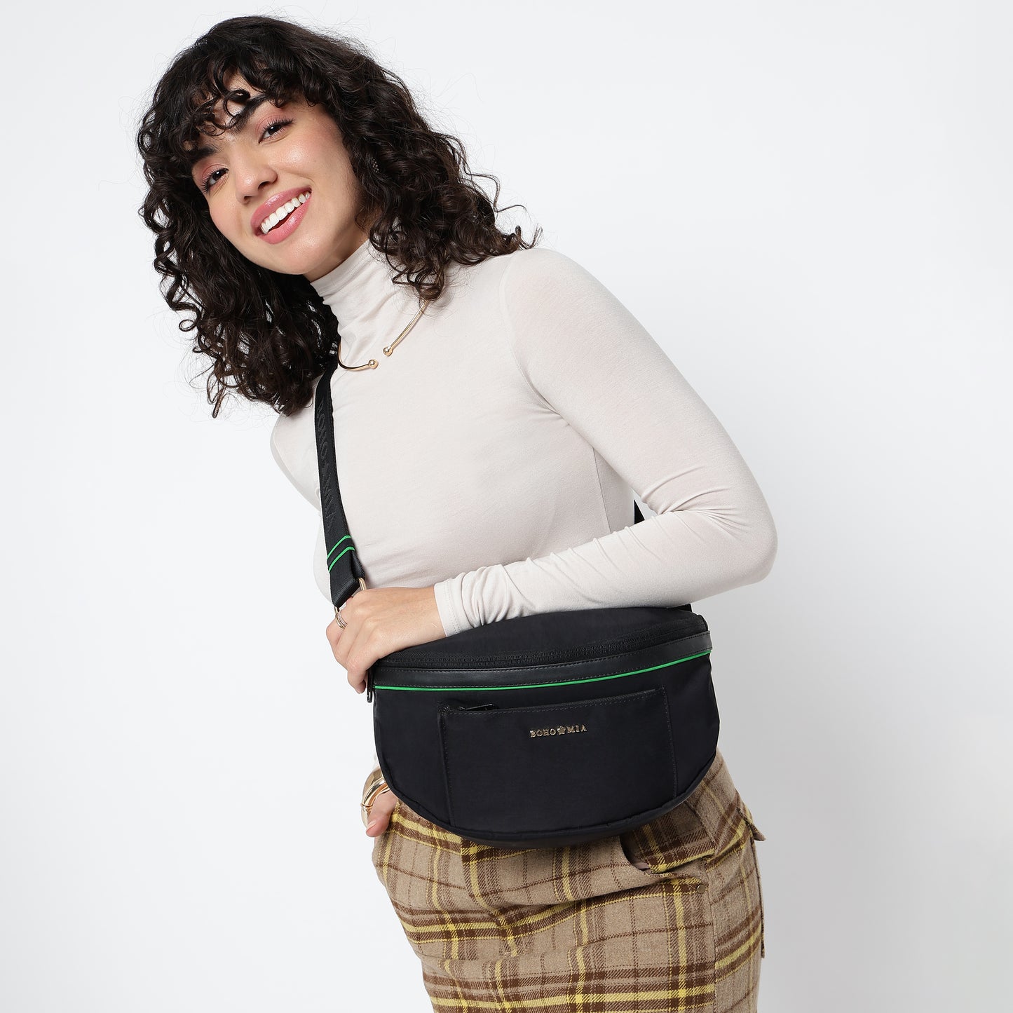 EDC Crossbody/Sling Bag (Black) - Bohomia