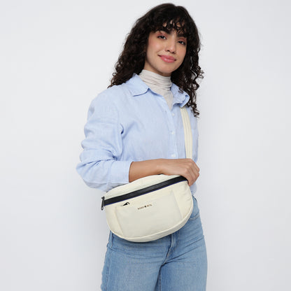 EDC Crossbody/Sling Bag (Off-White) - Bohomia