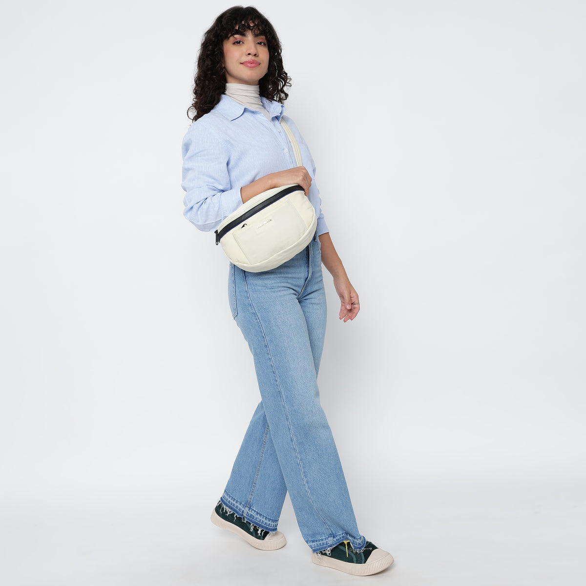 EDC Crossbody/Sling Bag (Off-White) - Bohomia