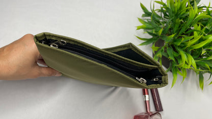 Jewellery Folder -Jewellery Organizer From Bohomia -Olive Green