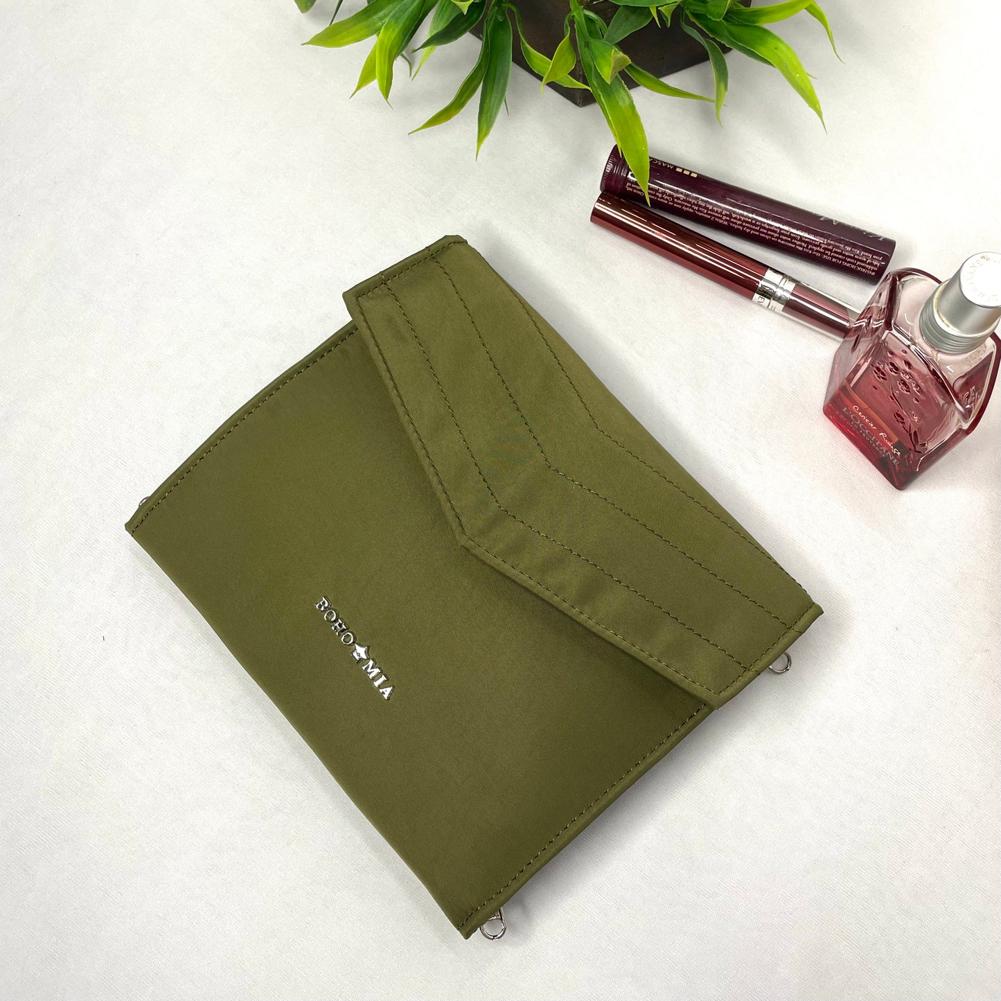 Jewellery Folder -Jewellery Organizer From Bohomia -Olive Green