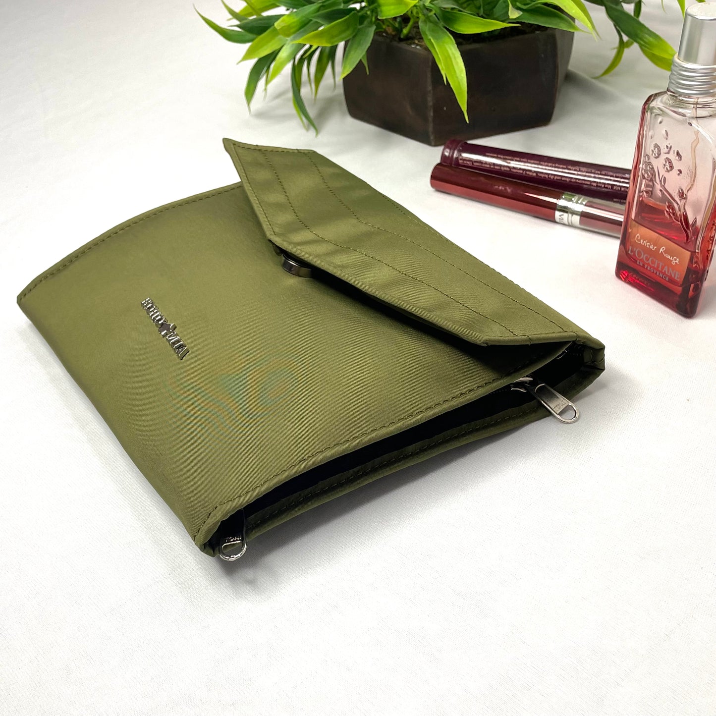 Jewellery Folder -Jewellery Organizer From Bohomia -Olive Green