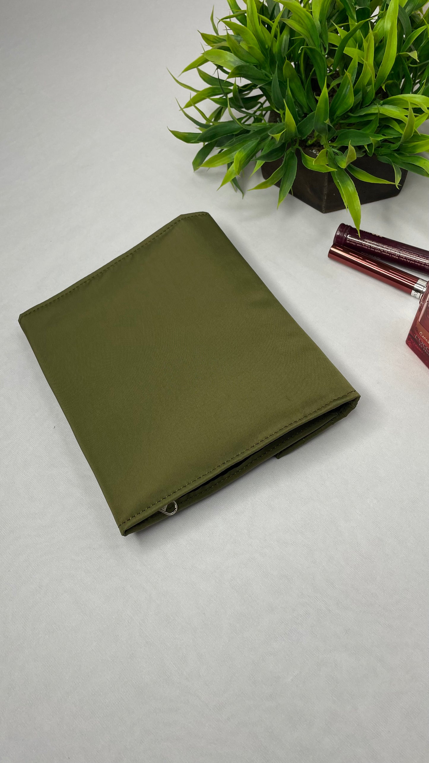 Jewellery Folder -Jewellery Organizer From Bohomia -Olive Green