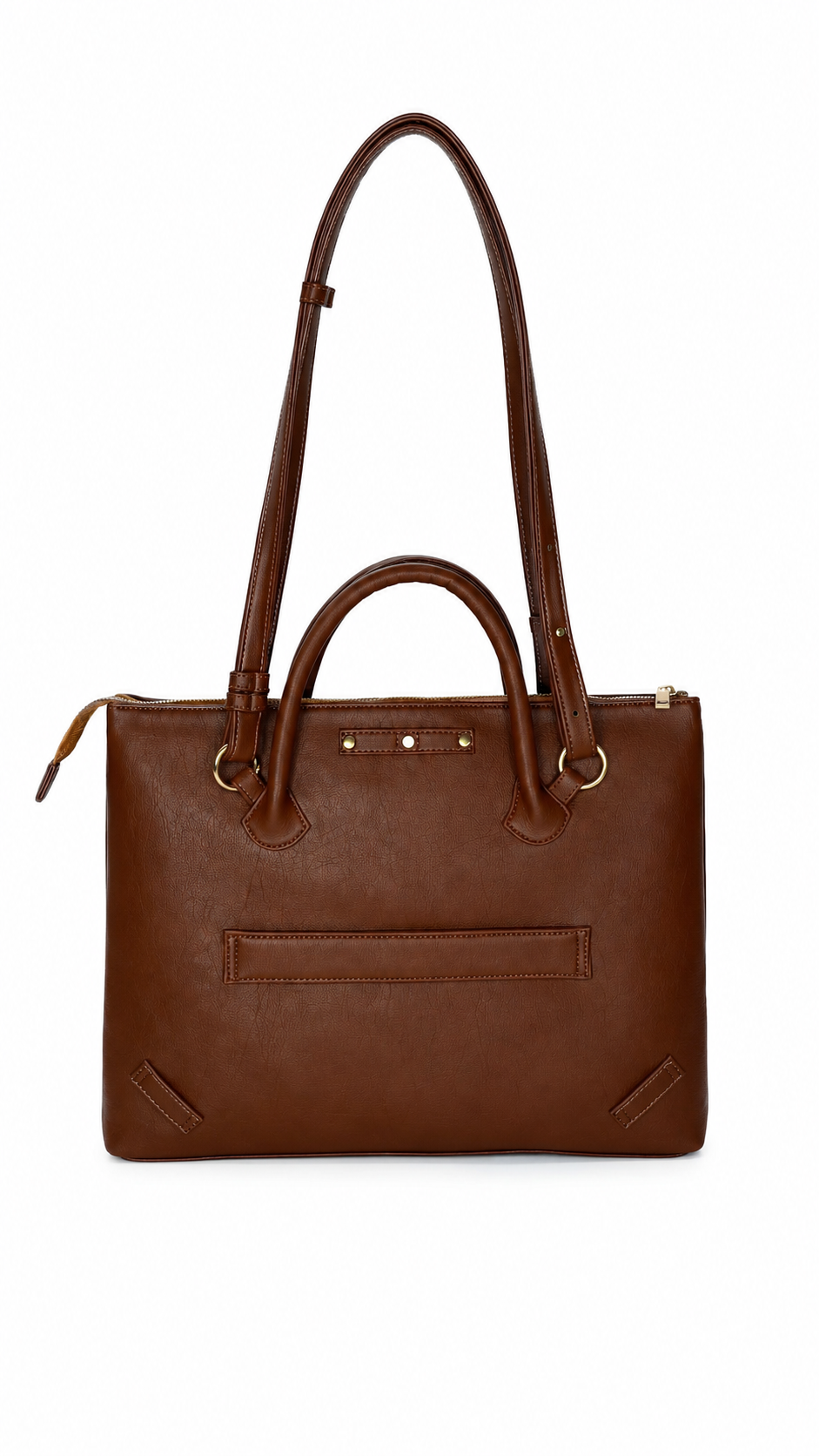 Bohomia Metropolitan Totepack (Light Brown) - 3 Way Carry Work Tote with Laptop Compartment + 8 Pockets