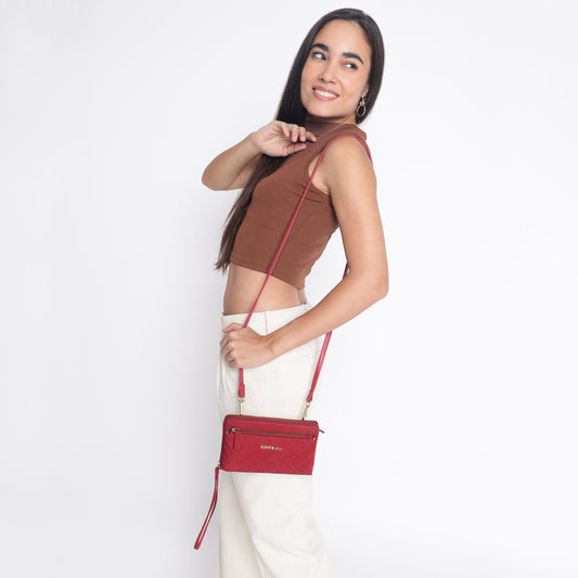 Wanderer RFID Wallet (Burgundy)