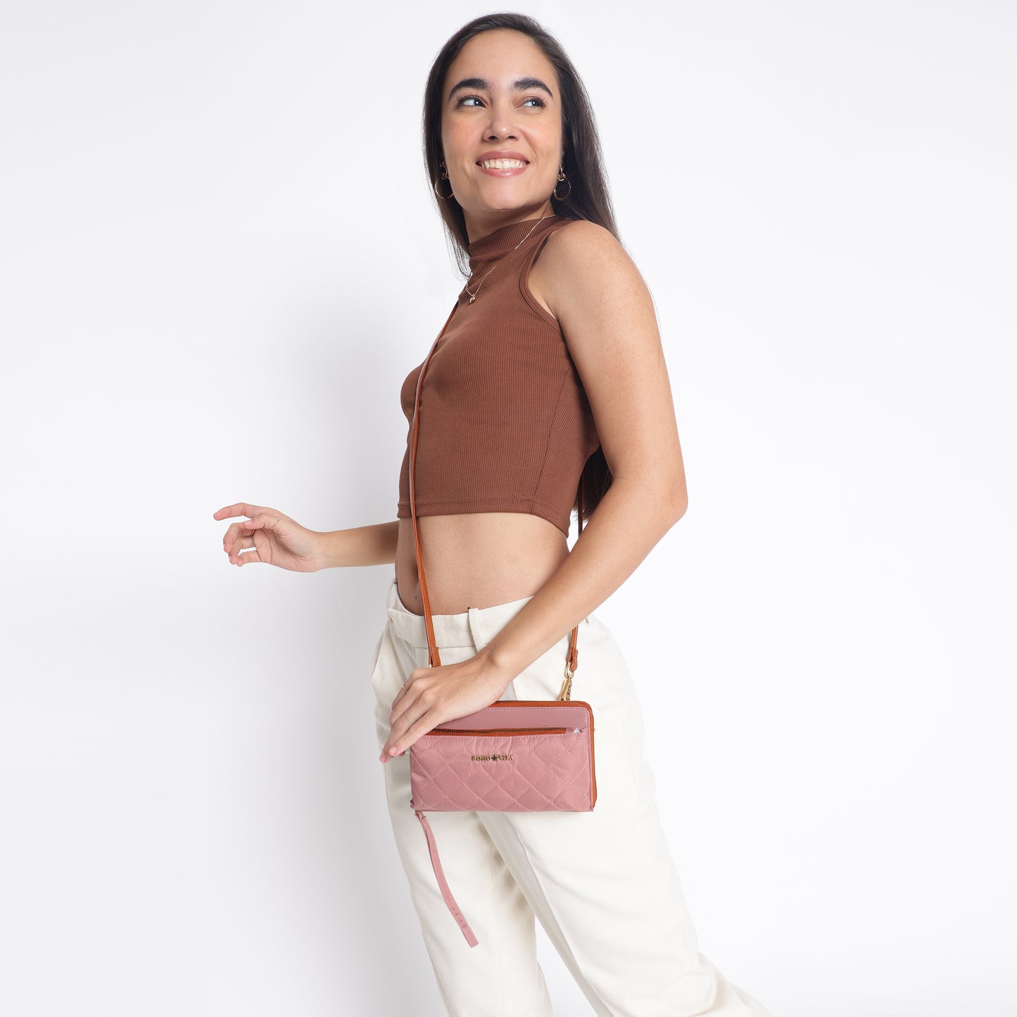 Wanderer RFID Wallet (Blush Pink)