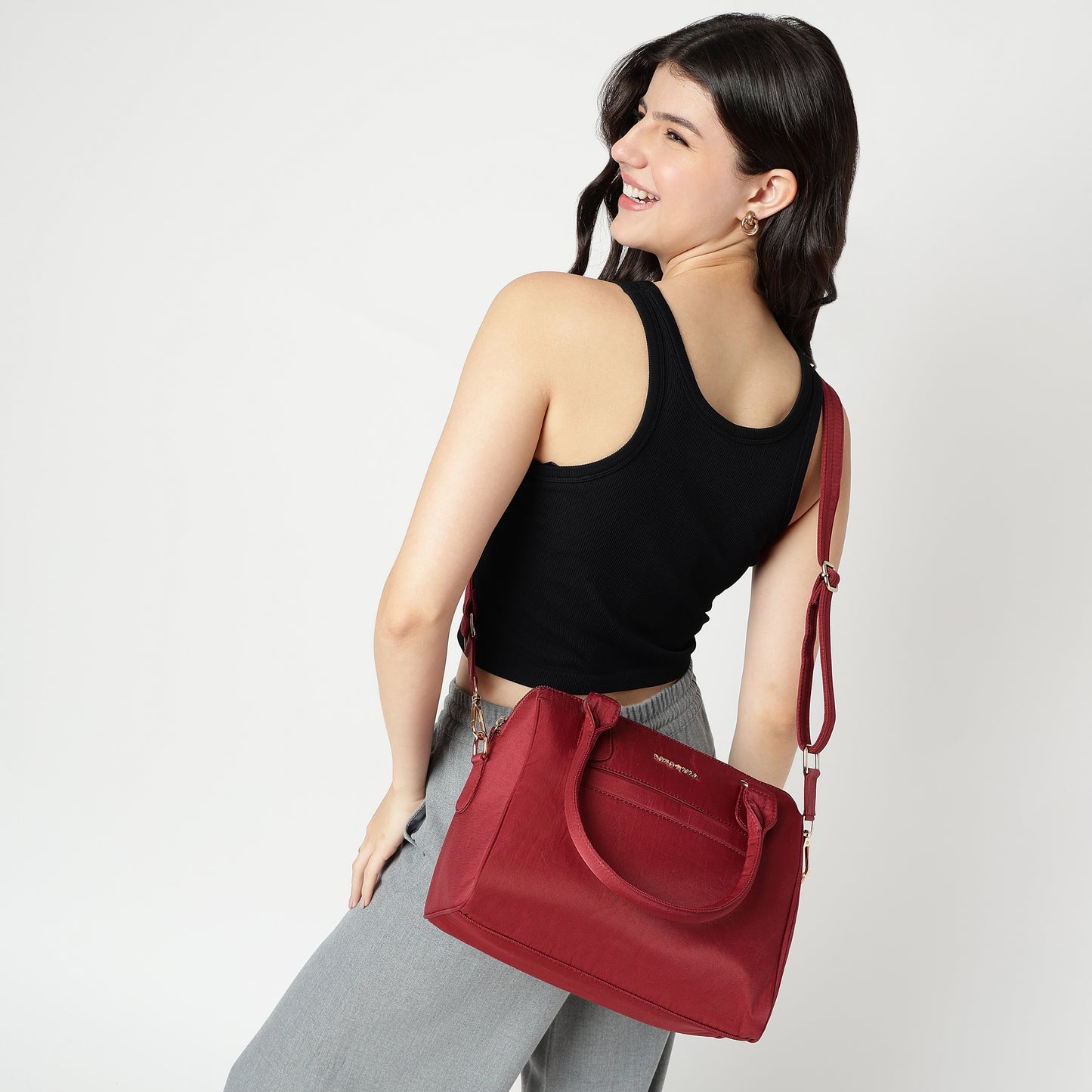 SB bag (Burgundy) - Lightweight Nylon