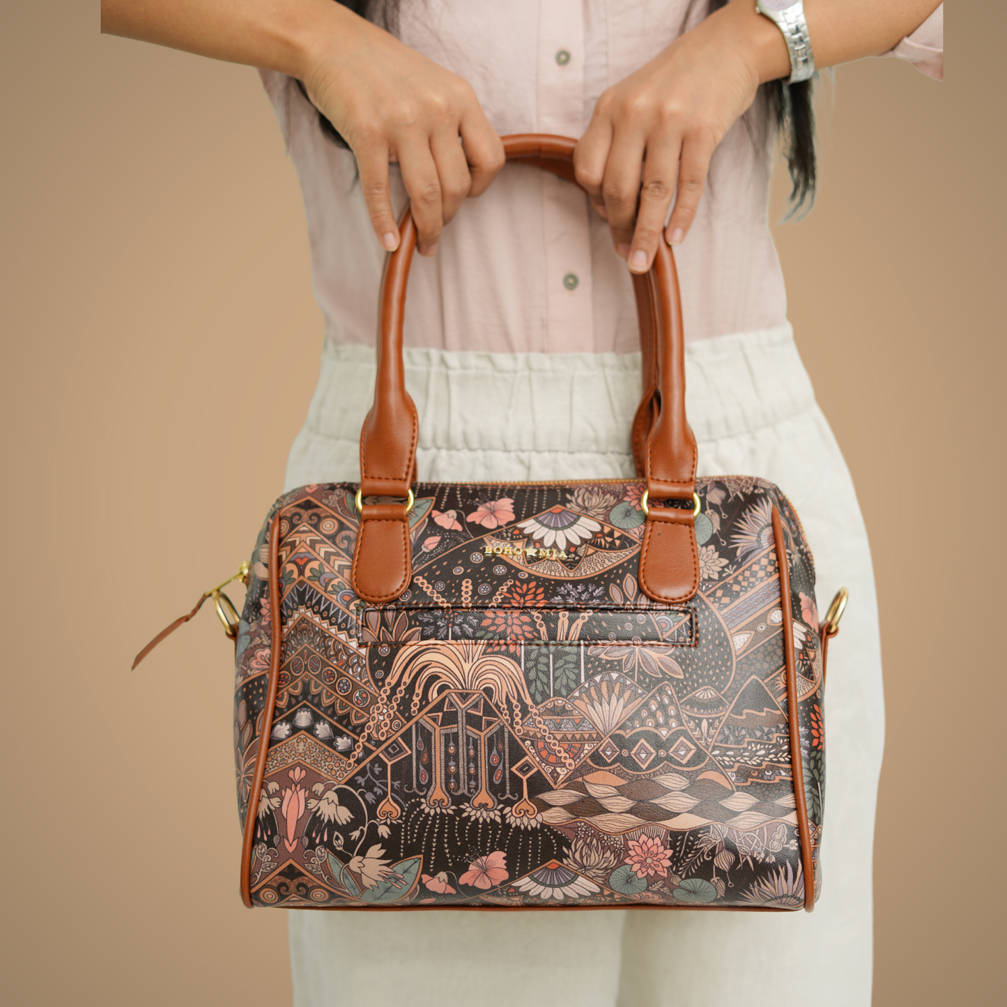 SB bag in Bali print - Vegan Leather