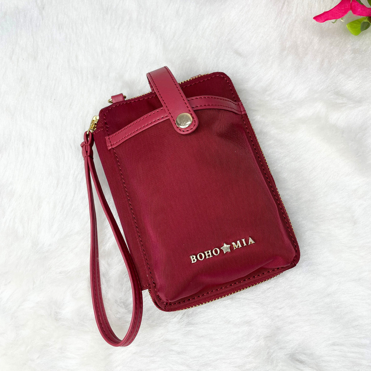 Breeze Mobile Sling Wallet (Burgundy) image 6