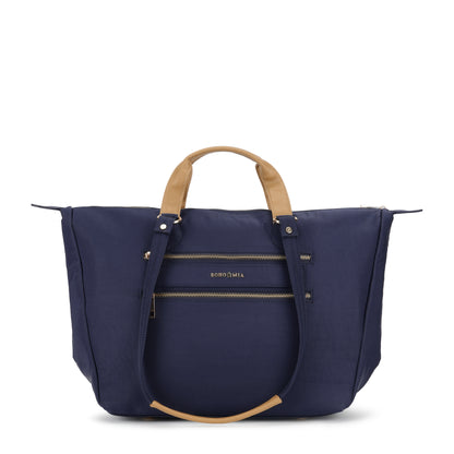 Cabin Tote Midi In Navy Blue image 2