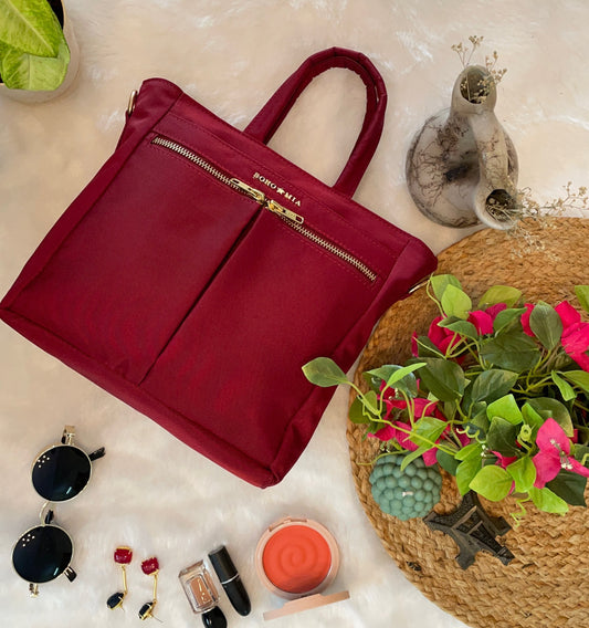 Wanderer Crossbody/Sling Bag -Burgundy image 0