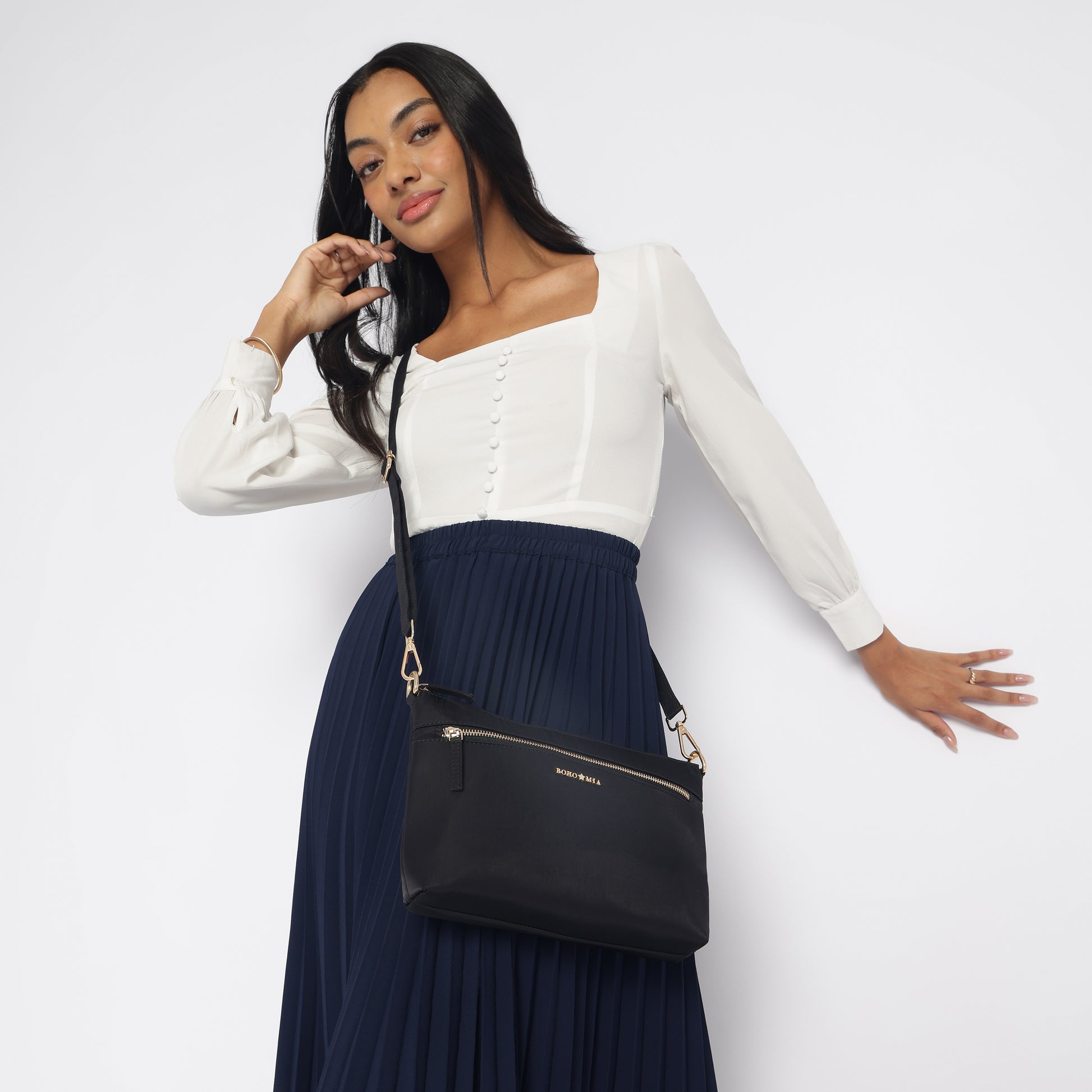 Be-Right-Back(BRB)- Black : Crossbody/Sling Bag image 11