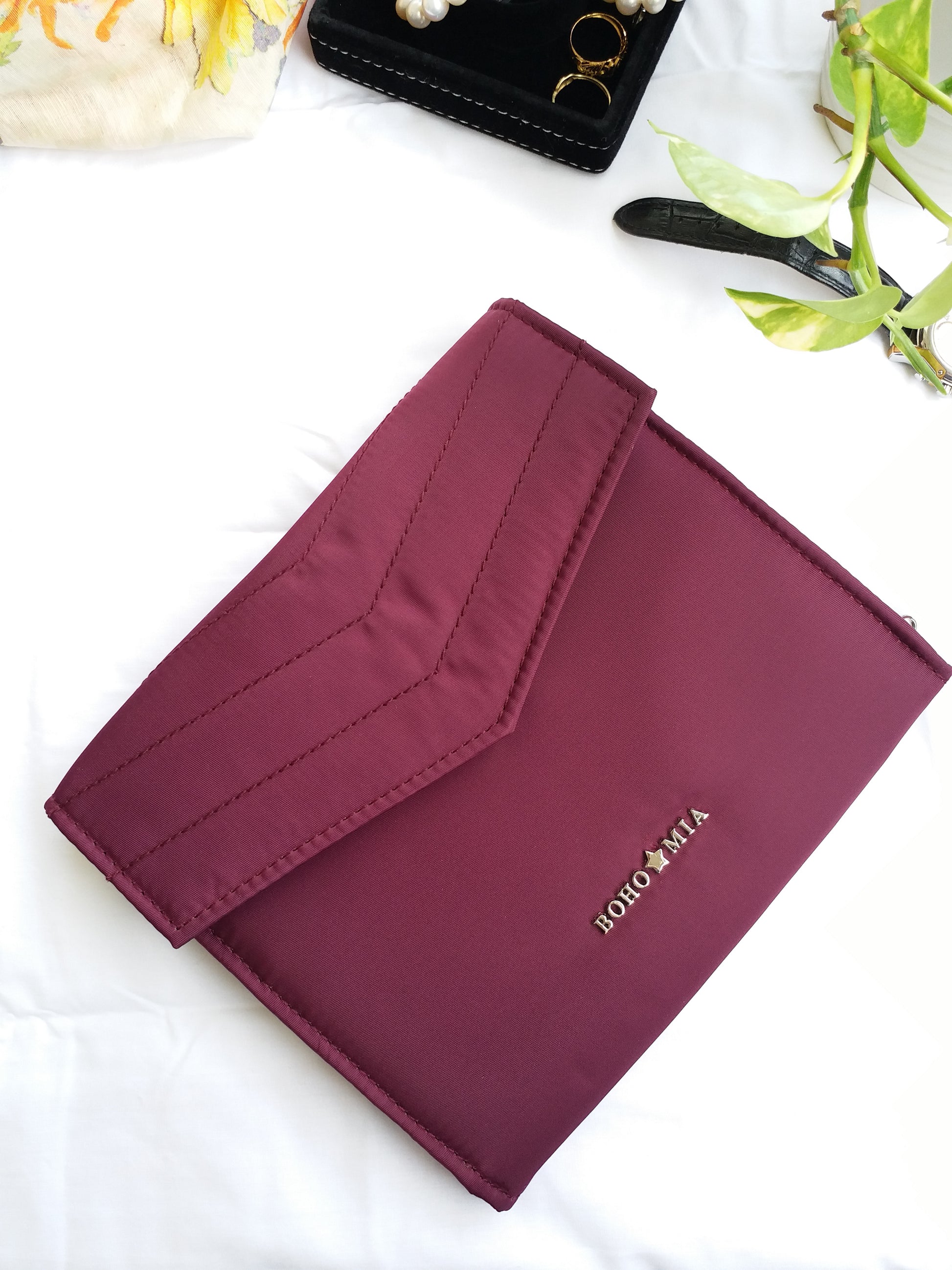 Jewellery Folder - Travel Jewellery Organizer (Pink)