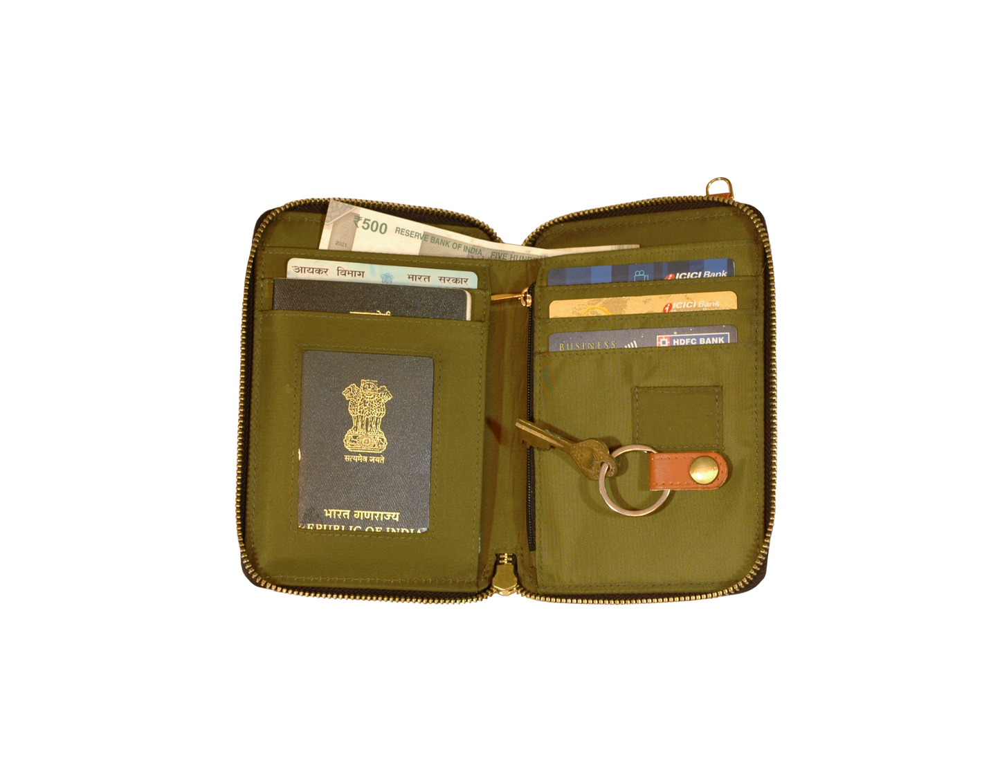Breeze Mobile Sling Wallet (Olive Green) image 4