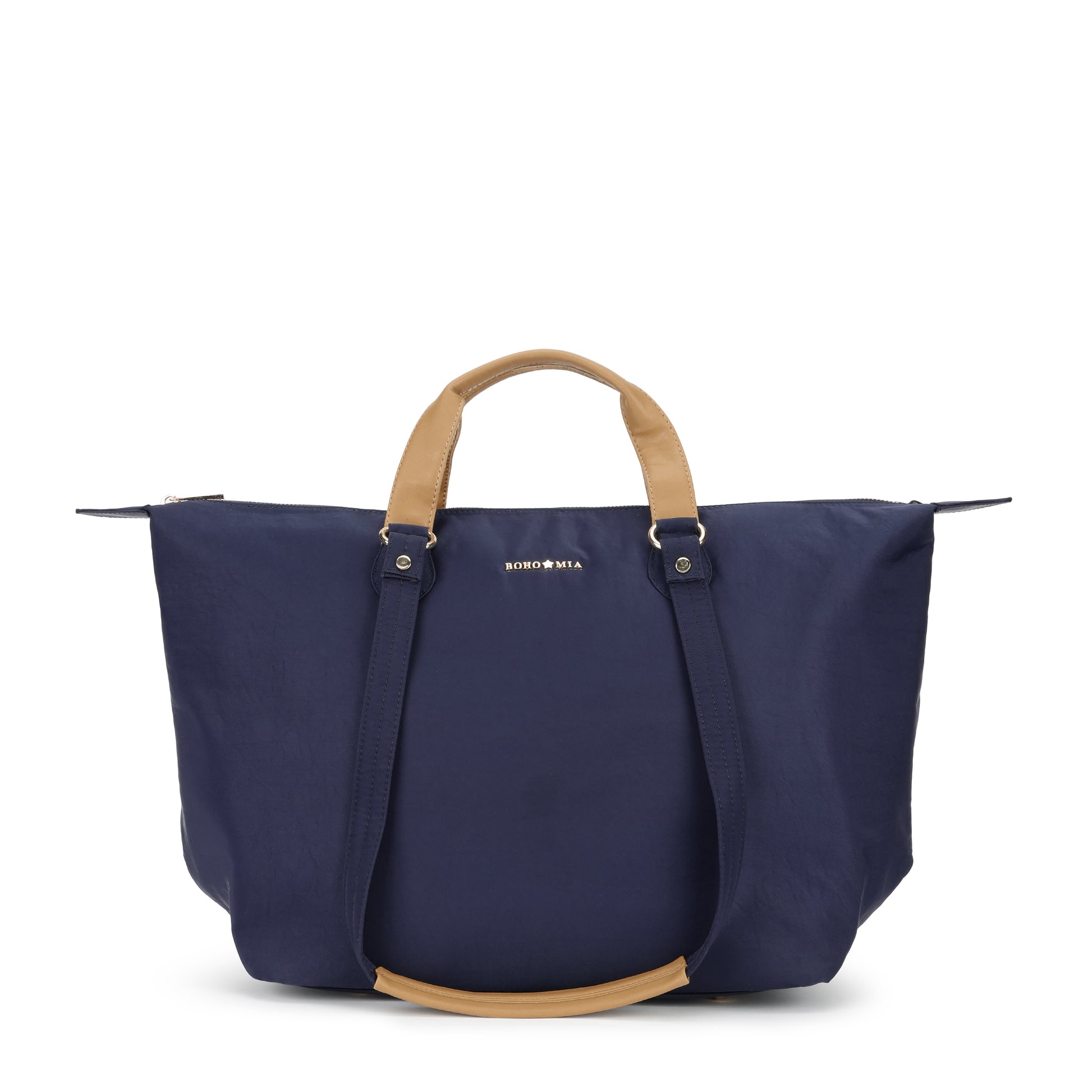 Cabin Tote Midi In Navy Blue image 0