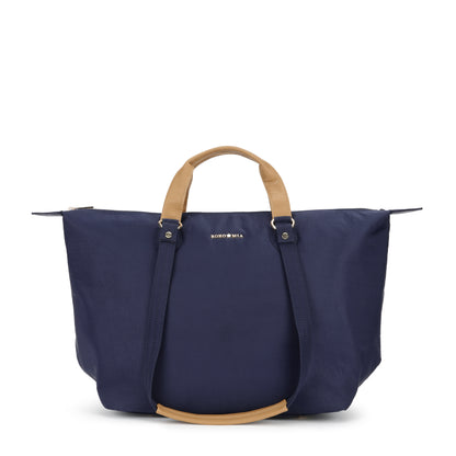 Cabin Tote Midi In Navy Blue image 0