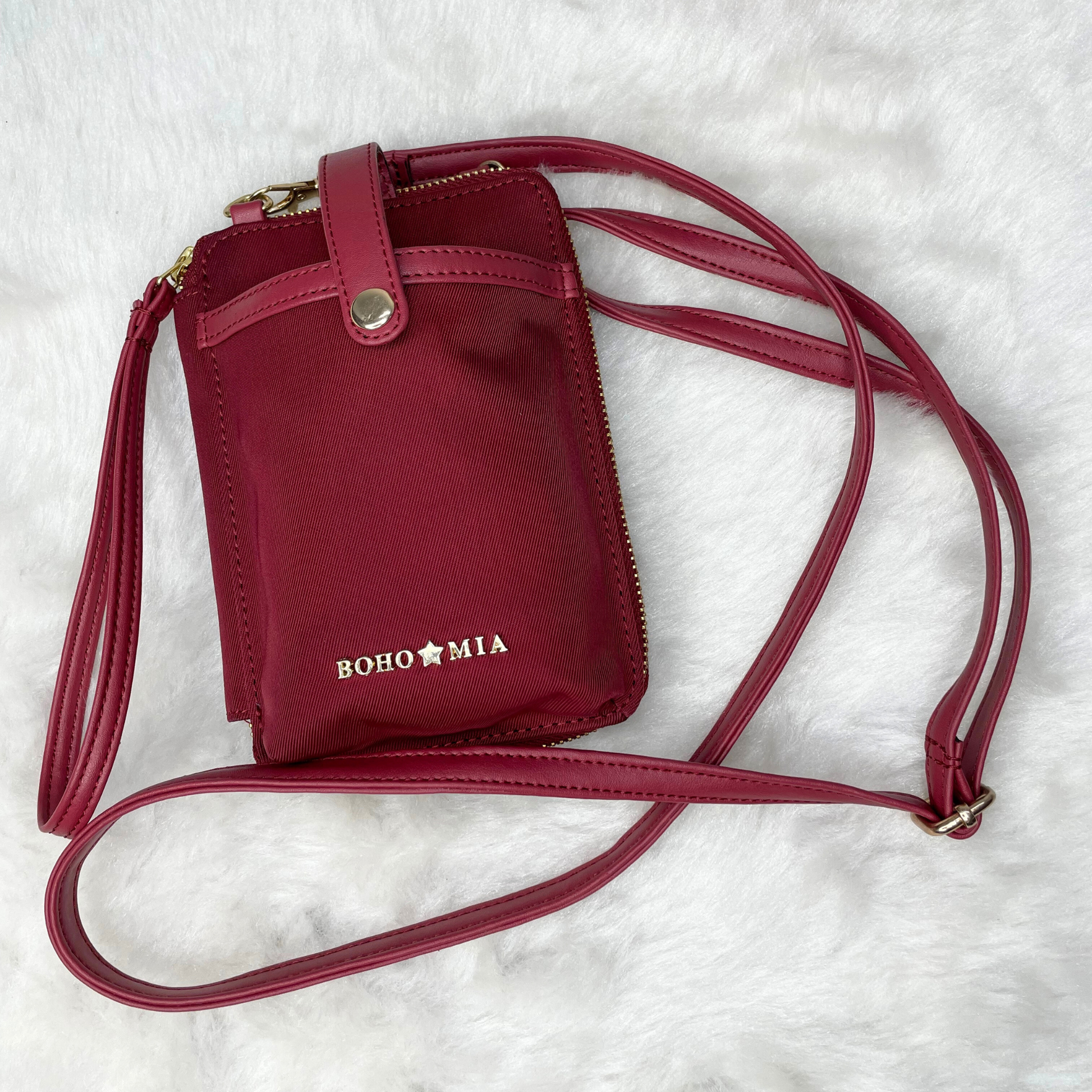 Breeze Mobile Sling Wallet (Burgundy) image 5