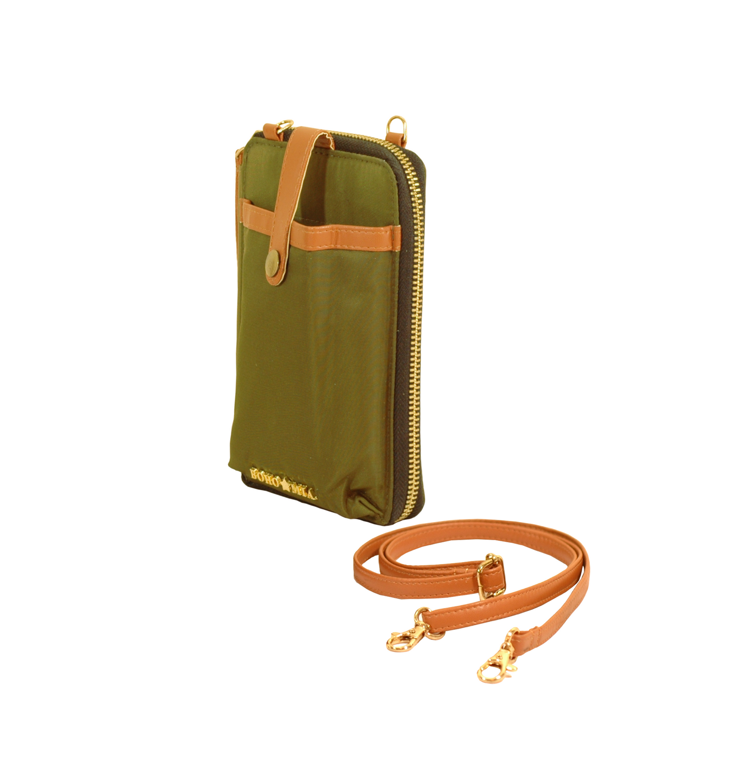 Breeze Mobile Sling Wallet (Olive Green) image 1
