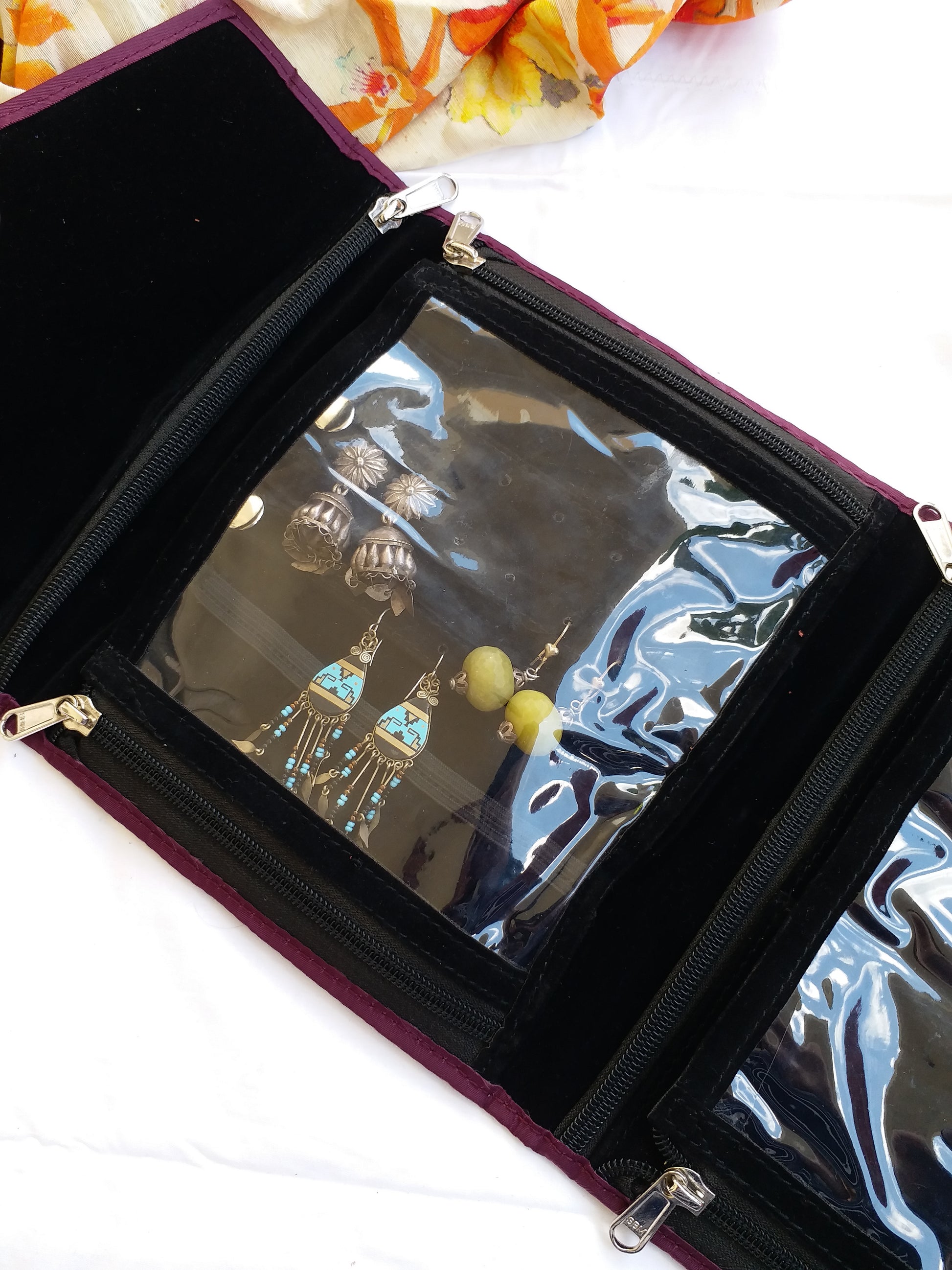 Jewellery Folder -Jewellery Organizer From Bohomia -Red image 10